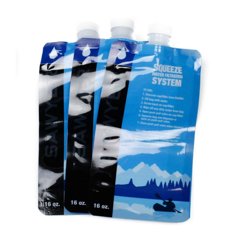 Sawyer klämflaska – Squeeze™ Water Filtration System, 0.5 liter (3-pack) 1
