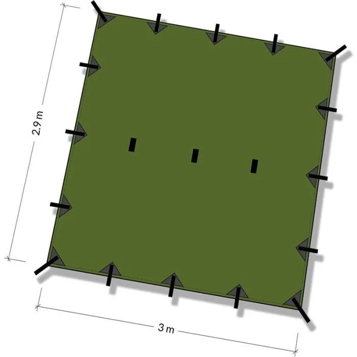DD Superlight Tarp Olive Green