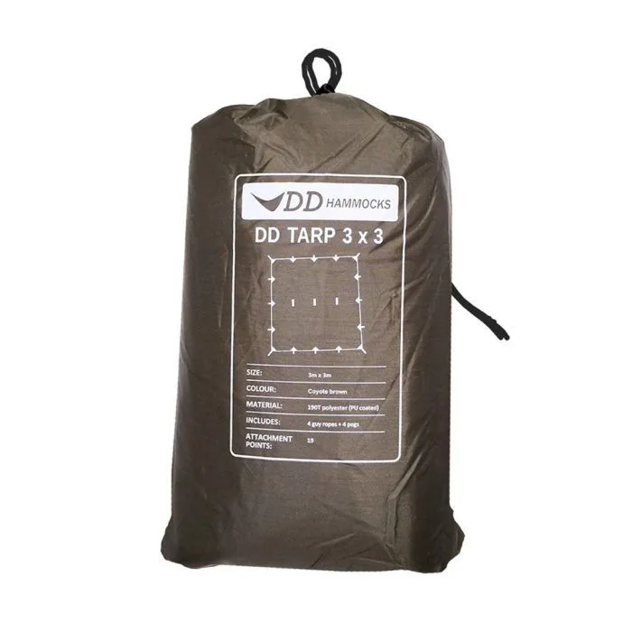 DD Tarp 3×3 (M) Coyote Brown