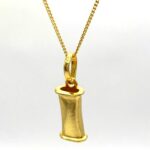 Andningssmycke i GULD (Guldpläterat silver)