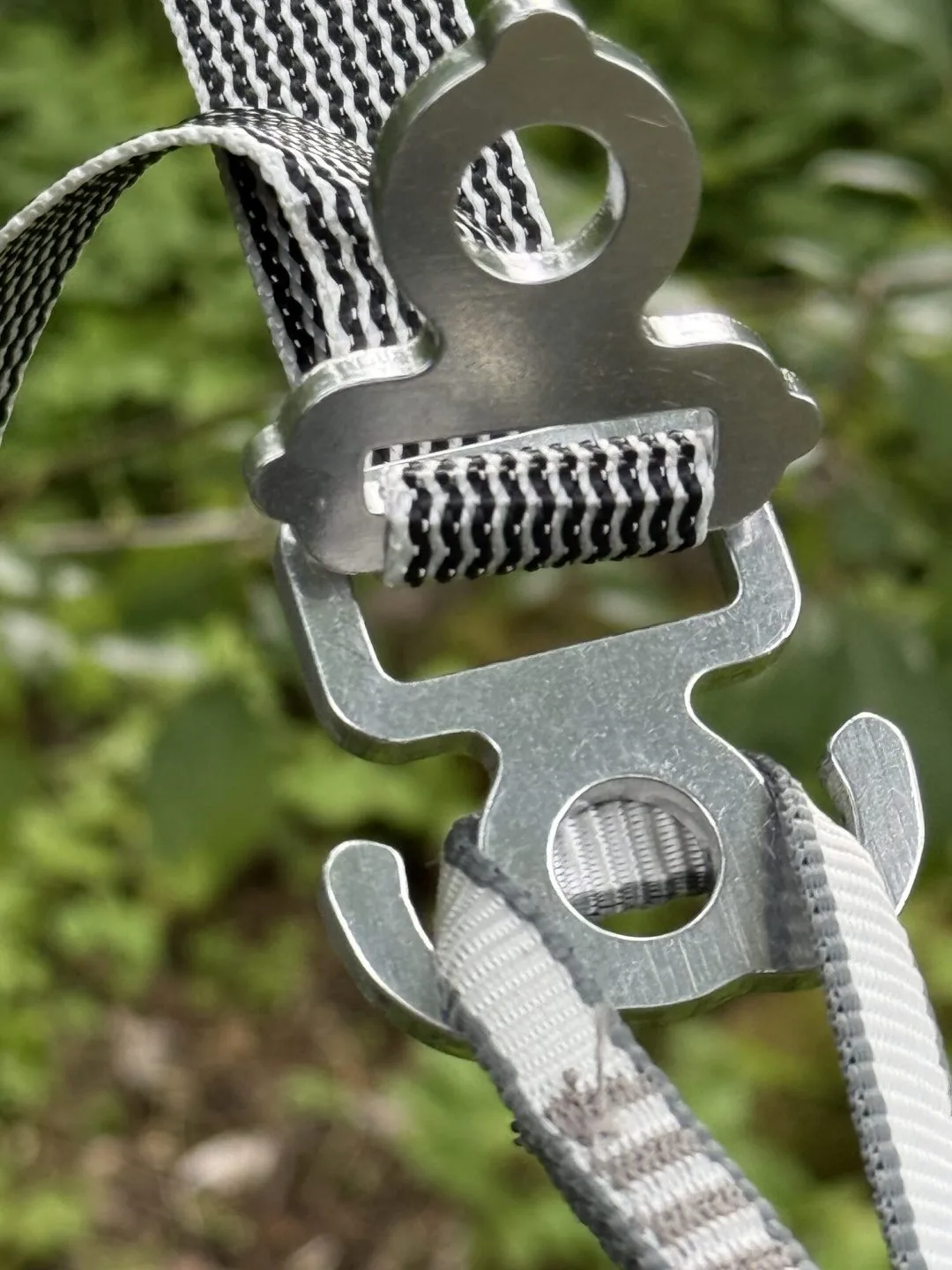 Jord Buckle sett ovanifrån med O-ring och spärr